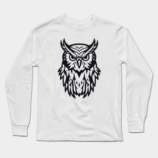 Owl Bird Animal Freedom World Wildlife Wonder Vector Graphic Long Sleeve T-Shirt